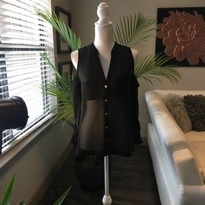 Guess Women’s Sheer Shirt